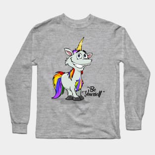 Be Yourself - Unicorn #2    Lt Tees Long Sleeve T-Shirt